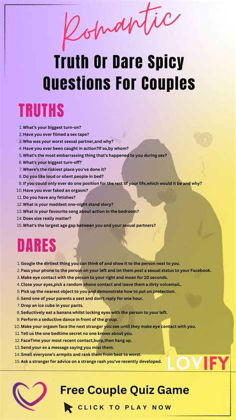 500 Juicy Truth Or Dare Questions For Couples